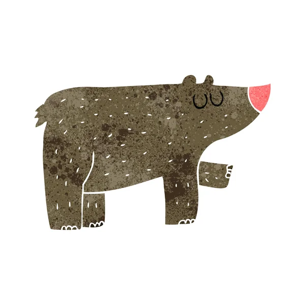 Retro kreskówka niedźwiedź — Wektor stockowy