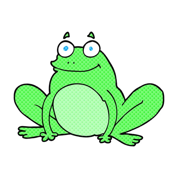 卡通快乐青蛙 — 图库矢量图片