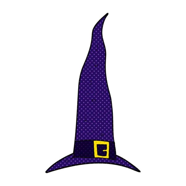 Kreskówka kapelusz czarownicy — Wektor stockowy