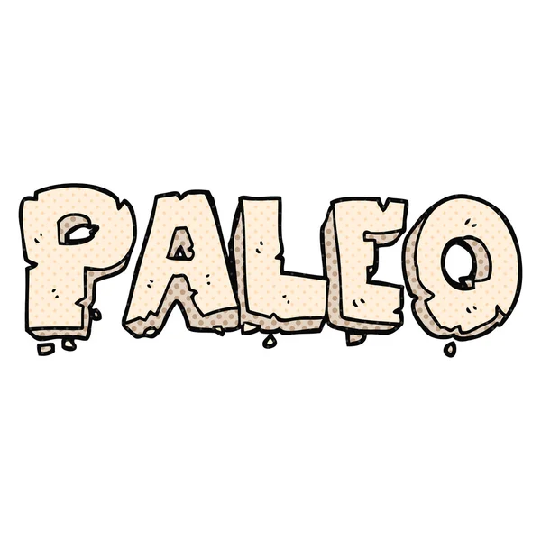 Paleo cartoon teken — Stockvector