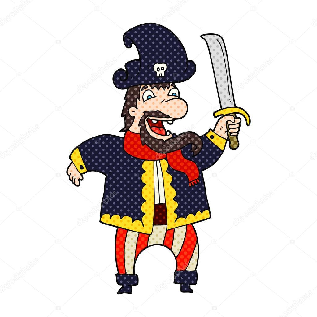 卡通笑海盗船长图库矢量图©lineartestpilot 96686438, image size:1024x1024