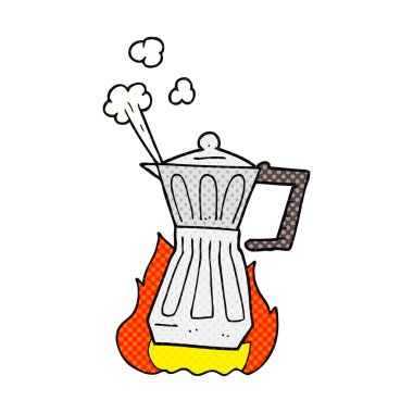 çizgi film espresso maker stovetop