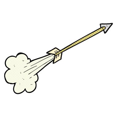 çizgi roman tarzı çizgi film, uçuş ok