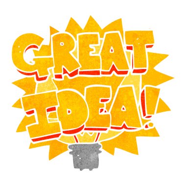 Retro çizgi film harika bir fikir! sembol