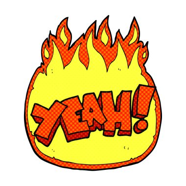 Evet! çizgi roman tarzı çizgi film Not