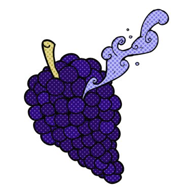 çizgi roman tarzı karikatür üzüm