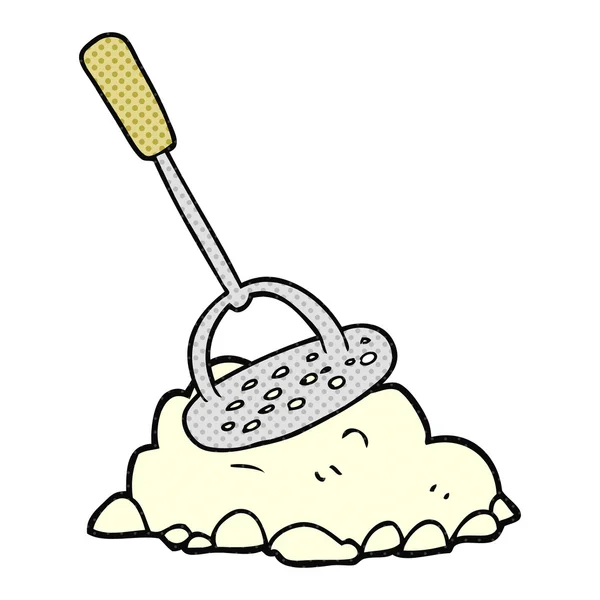 Cartoon Kartoffelstampfer — Stockvektor