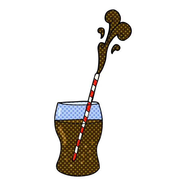 Cartoon fizzy drink — Stock Vector