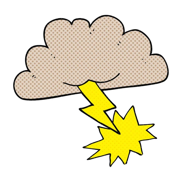 Cartoon storm cloud — Stockvector