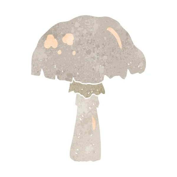 Retro kreslený houby — Stockový vektor