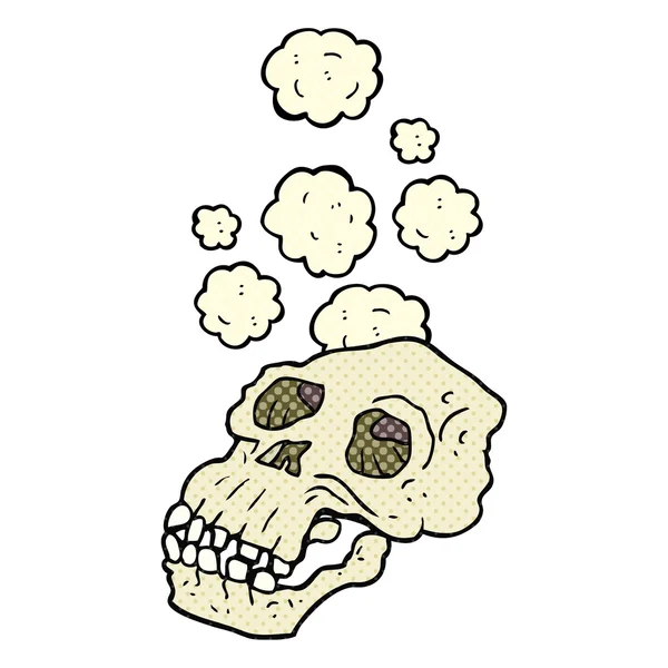Мультфільм стародавніх череп — стоковий вектор