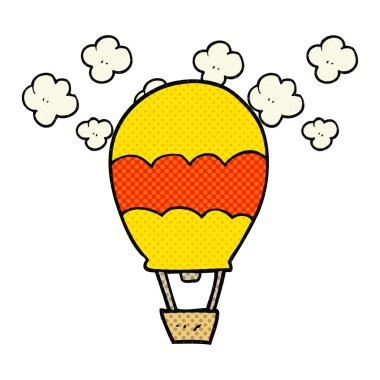 çizgi film sıcak hava balonu