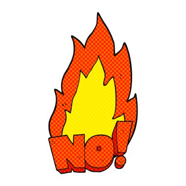 çizgi roman tarzı çizgi film Hayır! Not