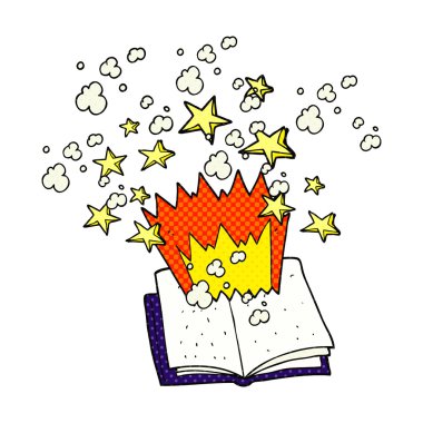 çizgi film sihirli spellbook