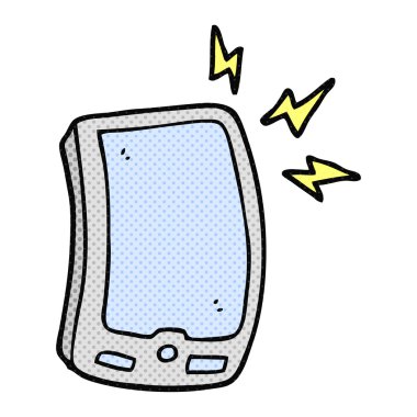 karikatür cep telefonu