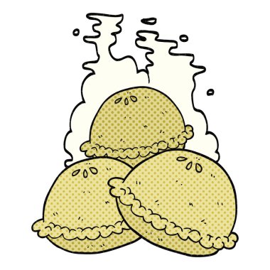 çizgi roman tarzı çizgi film sıcak börek