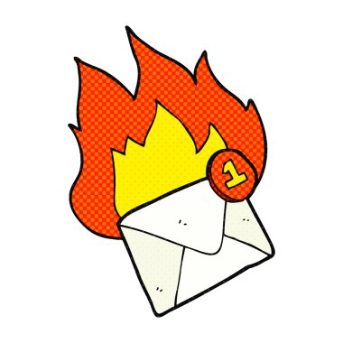 çizgi film e-posta iletisi