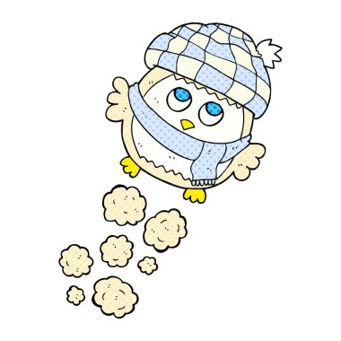 çizgi film sevimli Kukumav uçan