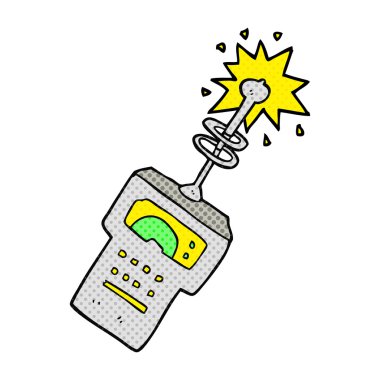 çizgi film fütüristik tarayıcı