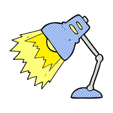 çizgi film parlayan lamba