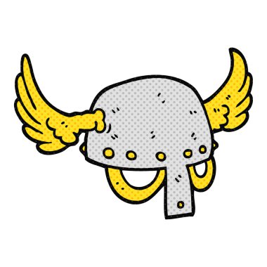 çizgi film kanatlı kask