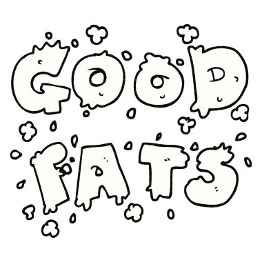 iyi yağlar işareti karikatür