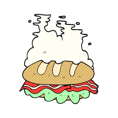 çizgi film büyük sandviç