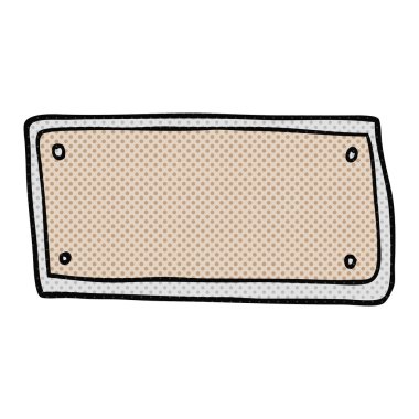 çizgi roman tarzı çizgi film boş işareti