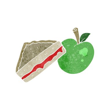 retro karikatür Öğle Yemeği