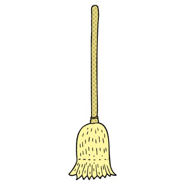 süpürme fırçası cartoon