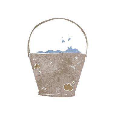 Retro karikatür kova