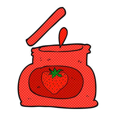 çizgi film haşhaş kavanoz reçel