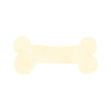 Retro karikatür kemik