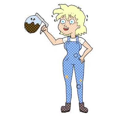 çok fazla kahve çizgi film