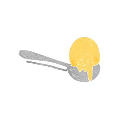 Retro karikatür Kepçe dondurma