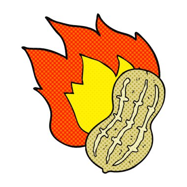 fıstık yemek çizgi roman tarzı çizgi film