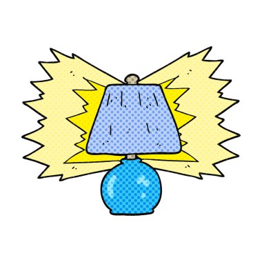 çizgi film elektrik lambası