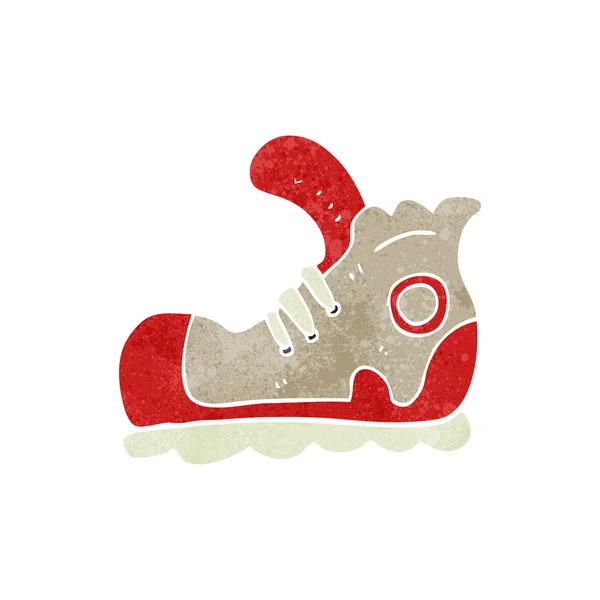 Retro karikatür spor ayakkabı — Stok Vektör
