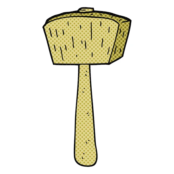 Мультфільм Дерев'яний молоток — стоковий вектор