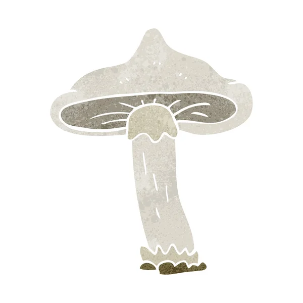 Retro kreslený houby — Stockový vektor