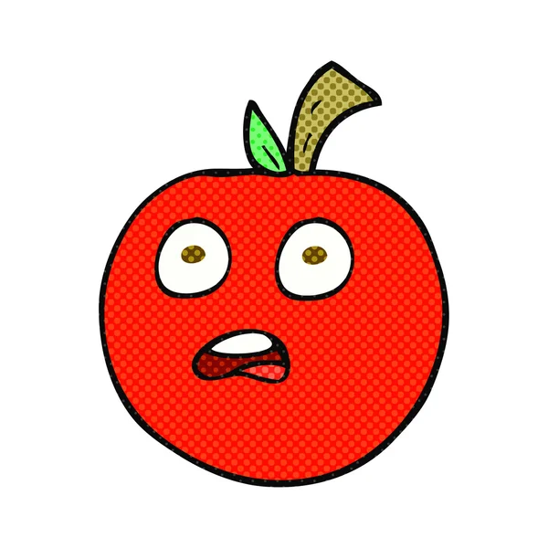Comic book stijl cartoon tomaat — Stockvector
