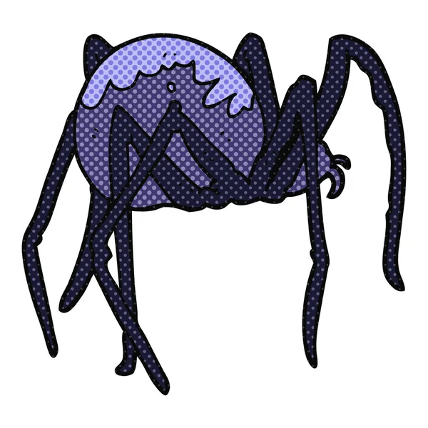 Мультфільм creepy павук — стоковий вектор