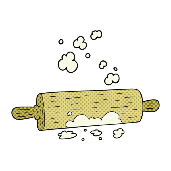 Cartoon rolling pin — Stock Vector