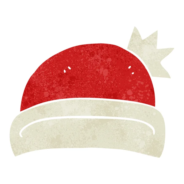 レトロな漫画クリスマスの帽子 — ストックベクタ
