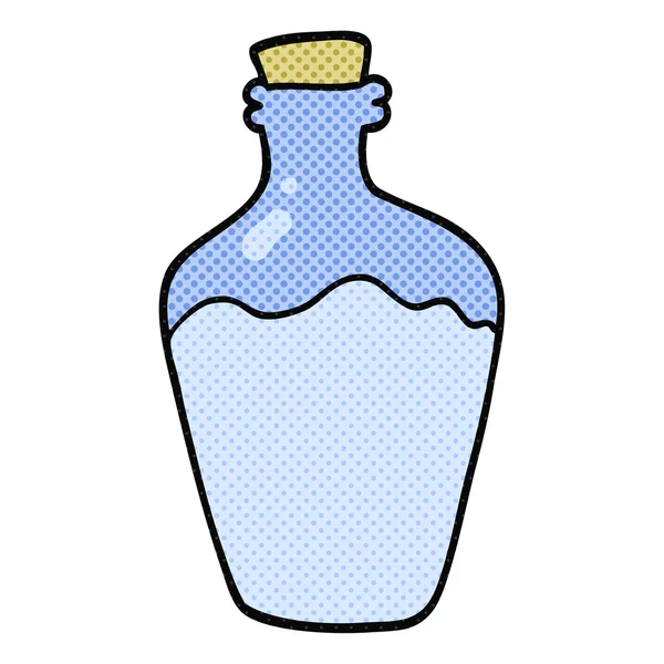 Cartoon water bottle — Stock Vector