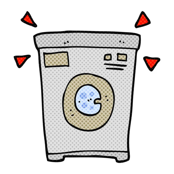 Cartoon wasmachine — Stockvector