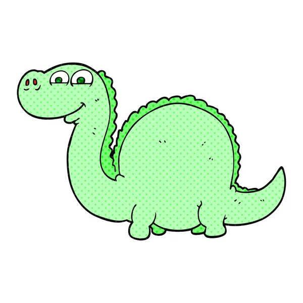 FreeHand cartoon dinosaur — Stockvector