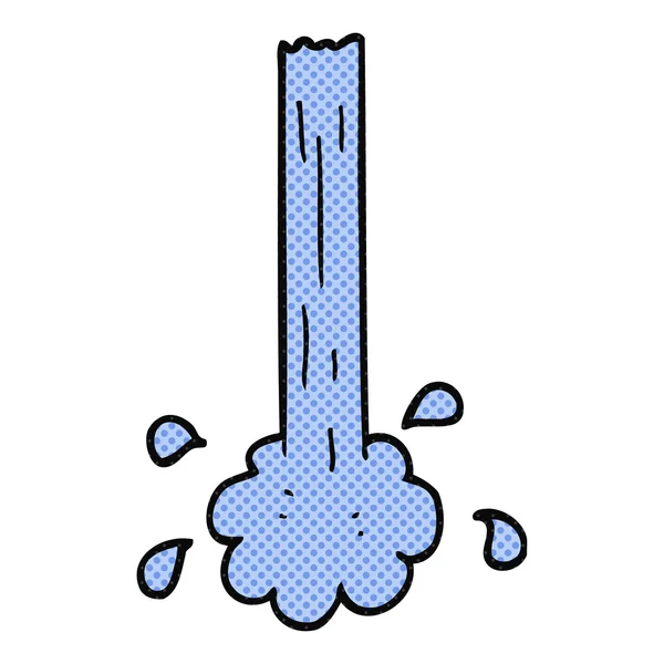 Cartoon hälla vatten — Stock vektor