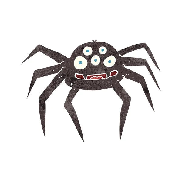 Retro cartoon spider — Stockový vektor