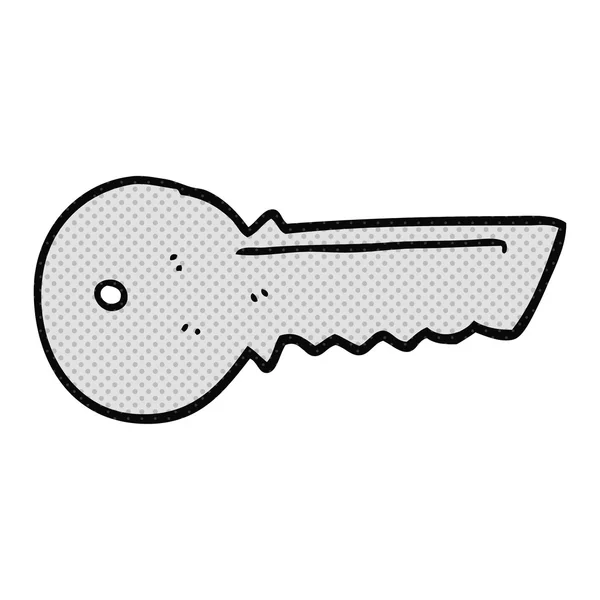 Ключ от двери мультфильма — стоковый вектор